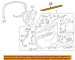 Gm Oem 17-23 XT5 Front Door Interior Trim-belt W'strip 84032653. Fixed Price $38.86.