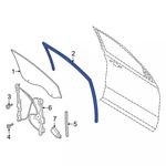 Genuine Ford Window Channel JL1Z-7821596-E. Fixed Price $131.26.