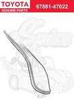Toyota Prius 2010-2015 Oem Genuine Lift Gate Back Door Weatherstrip 67881-47022. Fixed Price $148.80.