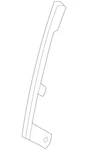 Genuine Mitsubishi Sash Channel 5705A403. Fixed Price $32.25.