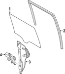 Genuine Ford Window Channel NZ6Z6025767B. Fixed Price $156.79.
