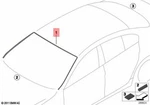 Genuine Bmw 6 Series F12 Cabriolet Windshield Moulding Trim Oem 51317227338. Fixed Price $121.96.