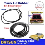 Trunk Lid Luggage Rubber Inner+outer Fits Datsun Fairlady 240Z 2D Coupe 1970-73. Fixed Price $188.98.
