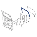 Ford F-150 2015-2026 FL3Z1625766G Rear Right Window Channel. Fixed Price $243.10.