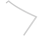Genuine Mitsubishi Windshield Molding 6107A092. Fixed Price $105.88.