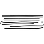 1967-68 Impala Ss; Window Felt/belt Line Weatherstrip Set; 2-DOOR. Fixed Price $184.99.