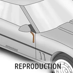 Weatherstrip For 1984-89 C4 Corvette Right Hand Dash Door Automotive Seal. Fixed Price $83.95.