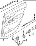 Genuine Nissan Belt Weather-strip 82835-7BA0A. Fixed Price $42.49.