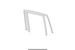 New 2021 Volkswagen Atlas Weather-strip W/o Moldings Oem. Fixed Price $159.99.