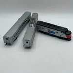 Amtrak Ho Scale Train Set Locomotive 157 Vista Dome 9354 Passenger Car 5221. Fixed Price $99.95.