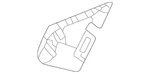 Genuine Volkswagen Corner Trim Seal 2GJ-837-367-A. Fixed Price $30.75.