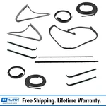 Rubber Weatherstrip Door Seals Window Sweep 13 Piece Kit Set For 87-91 Bronco. Fixed Price $339.95.