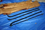 Nos 1957 1960 Ford Truck Door Glass Runs B7C-8121452-A B7C-8121453-A. Fixed Price $120.00.