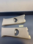 Bmw 03-10 E60 5 Series Light Gray Pillar Trim Pieces 2PC Oem 7027088+7027087. Fixed Price $45.00.