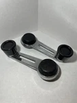 1979-1982 Fiat 124 Spider 2000 6PC Oem Chrome Window Crank Door Handle Set. Fixed Price $30.00.