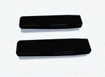 3D Bmw E30 Rear Coupe Window Pop Out Trim 2X Latch Covering Cap 51361826818. Fixed Price $16.99.