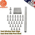 1964-87FOR Chevy Gmc Truck Vent Window Rear Edge Seal Kit+pivot Rivets Usa. Fixed Price $13.99.