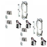 4-DOOR Street Rod Window Kit For 1958 Gmc PM250 Precision Billet W/switches. Fixed Price $740.80.