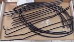 1955-1957 Chevrolet Belair 2DR Sedn Deluxe Door Window Felt Run Channel Seal Kit. Fixed Price $295.63.