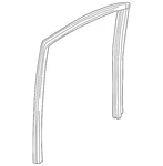 Genuine Honda Channel Rear Door Run 72735-S5A-003. Fixed Price $52.51.