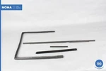 00-06 Bmw X5 E53 Rear Left Driver Side Door Window Rubber Seal Set Of Oem. Fixed Price $88.23.