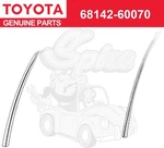 Lexus GX460 2010-2023 Oem Genuine Rear Right Door Glass Run 68142-60070. Fixed Price $38.70.