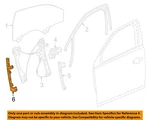 Gm Oem 19-24 XT4 Front Door Glass Hardware-rear Guide 23275124. Fixed Price $27.87.