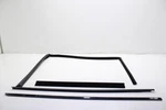 10-15 Bmw 750I Xdrive Front Left Door Run Channel Belt Outer Inner Molding Seal. Fixed Price $178.40.