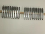 1958 Cadillac Eldorado Quarter Panel Garnish Moldings (1 Set Of 20 Pcs). Fixed Price $800.00.