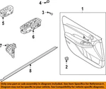 Hyundai Oem 20-23 Sonata Front Door Interior Trim-belt W'strip 82240L1000. Fixed Price $72.72.