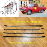 Door Belt Line Weatherstrip Rubber Seal Long For Datsun Truck 620 No Vent Window. Fixed Price $94.00.