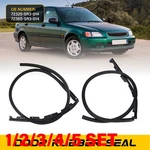 Front Left & Right Door Weather Strip Seal Rubber For 1992-95 Honda Civic 1-5SET. Fixed Price $239.39.
