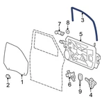 For Ram 1500 Classic 2019-2024 55112364AH Rear Right Window Channel. Fixed Price $84.23.