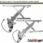 2PCS Window Regulator Front Left & Right For Pontiac Sunfire Chevrolet Cavalier. Fixed Price $91.39.