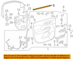 Gm Oem 18-23 Traverse Front Door Interior Trim-belt W'strip 84291447. Fixed Price $26.90.