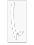 Genuine Volkswagen Rear Weather-strip 1K4-837-381-D-5AP. Fixed Price $53.20.