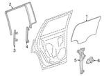 Gm Oem 15-20 Escalade Rear Door Glass Hardware-fixed 85170133. Fixed Price $110.00.