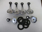 1970'S Mopar Window Cranks (6) 2935682 46430 684 With Gaskets. Fixed Price $69.00.
