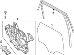 Genuine Ford Window Channel M1PZ7825767B. Fixed Price $209.00.