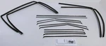 Repops Window Felt Kit Fits 1955-1957 Chevy Belair/deluxe 4-DOOR Sedan. Fixed Price $295.60.