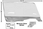 Door Glass Kit Clear Coupe Lh, 1964 1965 1966 Mustang. Fixed Price $418.95.