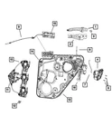 Genuine Mopar Door Glass Channel Right 68079310AA. Fixed Price $21.48.