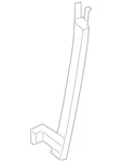 Genuine Nissan Window Regulator Guide 80214-6LE0A. Fixed Price $16.94.
