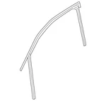 Genuine Audi Run Channel 8W0-837-431-E. Fixed Price $315.01.