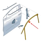 New Audi Q4 E-tron Front Right Door Window Guide 89A837440A Original. Fixed Price $112.68.