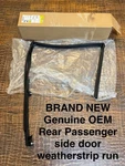 New Oem 20-25 Sierra Silverado 2500 3500 Hd Rear Right Door Glass Weatherstrip. Fixed Price $72.00.