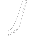 Genuine Nissan Pillar Molding 76837-1ET1B. Fixed Price $505.14.