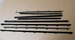 Fits 66 67 B-body Dodge Plymouth Convertible Window Sweeps Fuzzies Whiskers Felt. Fixed Price $160.00.