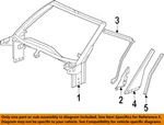 Chevrolet Gm Oem 05-13 Corvette Roof-applique Window Trim Right 22773106. Fixed Price $144.03.