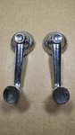 Pair Of Original 1955 - 1959 Dodge Chrome Interior Window Cranks #1575911. Fixed Price $64.95.